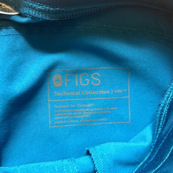 Figs Kade cargo scrub pants Caribbean XXST hardley worn - Picture 2 of 5